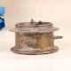 Rajasthani Art Handcrafted Brass Inkpot in Vintage Finish