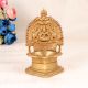 Vintage Handmade Gaja Lakshmi Oil Lamp for Indoor Decoration
