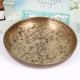 Plain Brown Finish Handmade Brass Holy Pot for Prayer Room