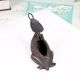 Vintage Fine Art Brass Frog Box in Dark Finish for Home Decor