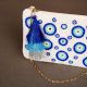 Evil-Eye Cotton and Beads Premium Hang Bag for Women