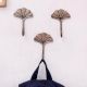 Antique Mushroom Iron Hooks-Pack of 3