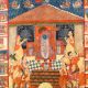 Hand-Painted Lord Shrinathji Cloth Pichwai Painting for Home Decoration