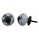 Blue Turquoise Floral Knob (1)