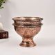 Kashmiri Islamic Art Handmade Copper Bowl for Home Decor