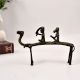 Vintage Tribal Art Brass Camel with Two Rider for Decoration
