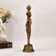 Indian Tribal Standing Lady Brass Statue for Home Decoration