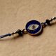 Handmade Evil Eye Rakhi with Beads & Thread