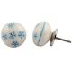 Blue Snow Flakes Knob (1)
