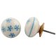 Blue Snow Flakes Knob (1)