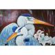 Herod Blue Birds - Theme Hope Canvas Painting by Artist Snehaprava Maharana