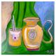 Still Life Canvas Painting by Artist Debayan Kundu 30 x 30 Inches