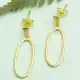 Gerometric Dangle earring, Brass with 22k gold plated earring, Wholesale jewelry