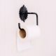 Matte Black Aluminum Toilet Paper Holder
