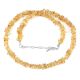 Citrine Nuggets stone necklace, 925 Sterling silver necklace for women, handmade jewelry