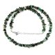 Emerald Nuggets stone necklace, 925 Sterling silver necklace for women, handmade jewelry
