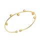 Brass 22k gold bracelet, Adjustable bracelet for women, Handmade jewelry