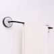Black White Aluminum Ceramic Wall-Mounted Towel Bar for Bathroom