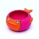 Handicraft Washable Terracotta Modern Fish Diya Tealight T-Light Holder - Pink