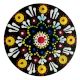 Hand-Painted Mandala Fridge Magnet â€“ Vibrant Charm