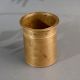 Plain Brown Finish Panchpatra Holy Pot Made of High-Quality Brass