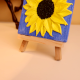 3D Sunflower Canvas Art with Textured Petals Handmade