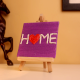Mini Home Wall Art with Heart Textured Design