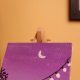 Purple Sky Mini Canvas with Fairy Lights Art