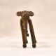 Vintage Brass Small Long Elephant Statue for Home Decor