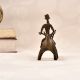 Indian Tribal Art Vintage Brass Statue of Animal with Rider