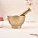Vintage Decorative Brass Pestle and Mortar for Vintage Decor