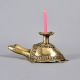 Tribal Handcrafted Brass Turtle Candle Holder for Decoration