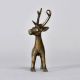 Handcrafted English Art Brass Deer Statue for Decoration