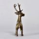 Handcrafted English Art Brass Deer Statue for Decoration