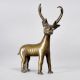 Handcrafted English Art Brass Deer Statue for Decoration