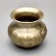 Sturdy Handmade Brass Holy Water Pot Lota for Hindu Rituals