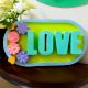 Love Cemented Plate for Home Decor