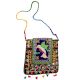 Jaipuri Handmade Velvet Embroidered Sling Bag - Royal Blue Ethnic Crossbody Bag with Mirror Work & Tassels