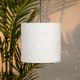 White Chikankari Pendant Lampshade