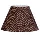 Chevron Block Print Pleated Empire Lampshade