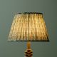 White Green Block Print Empire Lampshade Medium
