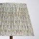 White Green Block Print Empire Lampshade Large