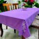 Anthophile Rectangular Table Cloth - Lavender