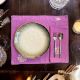 Anthophile Placemats Set of 2 LAVENDER