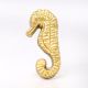 Golden Brass Seahorse Cabinet Knob