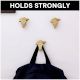 Golden Brass Grape Wall Hooks-3 Pieces