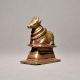 Lord Shiva Brass Nandi Bull In Sitting Pose For Decor