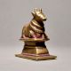 Lord Shiva Brass Nandi Bull In Sitting Pose For Decor