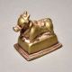 Sitting Bull (nandi) In Pure Brass Material