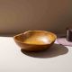 Elegant Curved Wooden Bowl